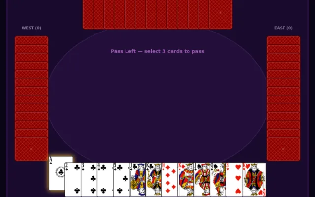 Hearts gameplay