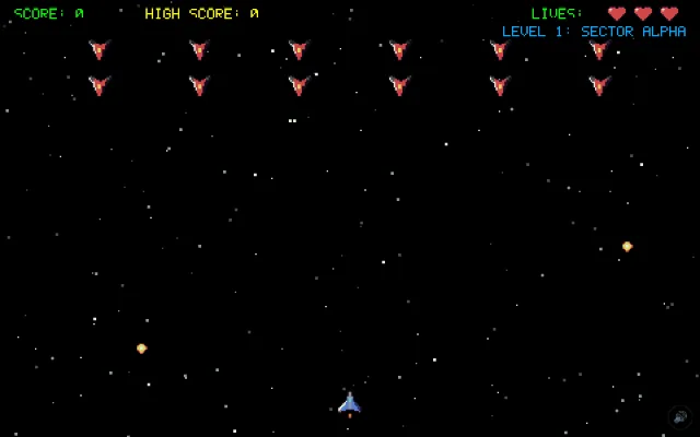 Space Shooter gameplay